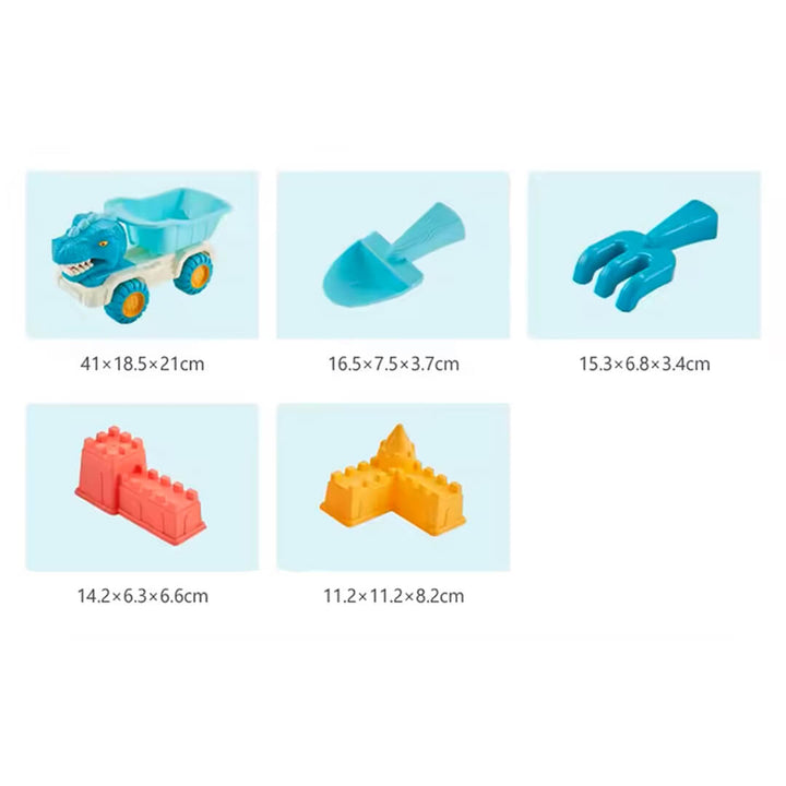 Dinosaur Truck Sand toys - 5 pieces Set
