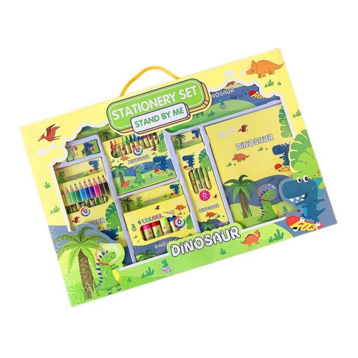 Dinosaur-Themed Coloring Set - 41 Pieces
