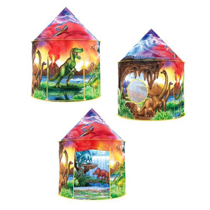 Explore the Adventure - Portable Foldable Dinosaur World Kids Tent