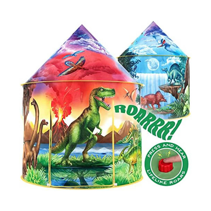 Explore the Adventure - Portable Foldable Dinosaur World Kids Tent