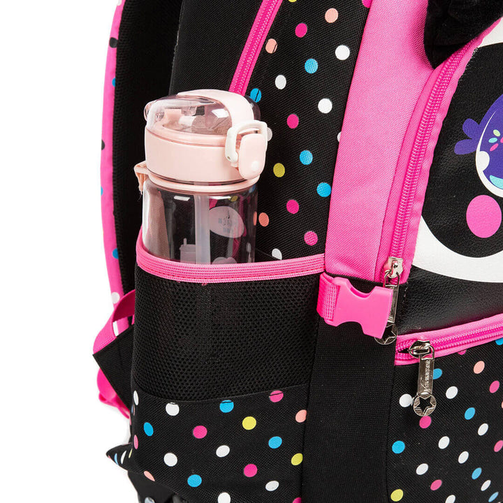 Stylish 3-Piece Girls Backpack Set with Panda Design