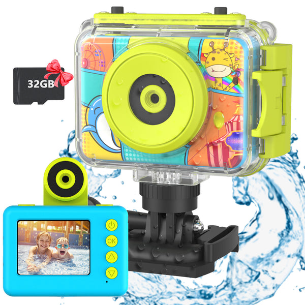 Waterproof Kids Action Camera for underwater photography