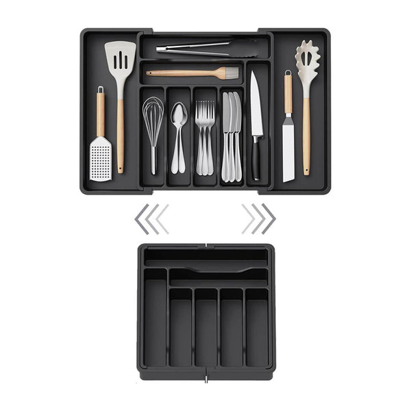 Expandable Kitchen drawer organizer for utensils