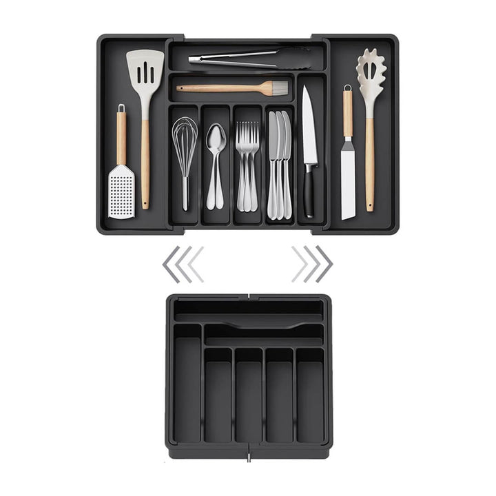 Expandable Kitchen drawer organizer for utensils