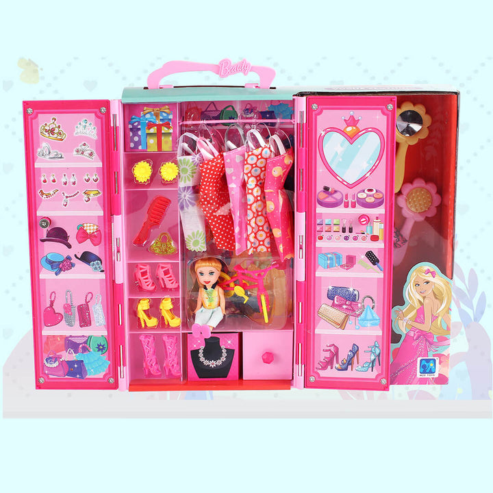 Fashion Doll Wardrobe Set with Clothes & Accessories