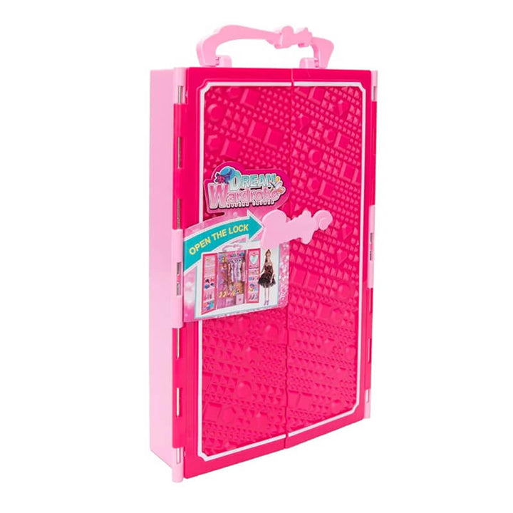 Fashion Doll Wardrobe Set with Clothes & Accessories
