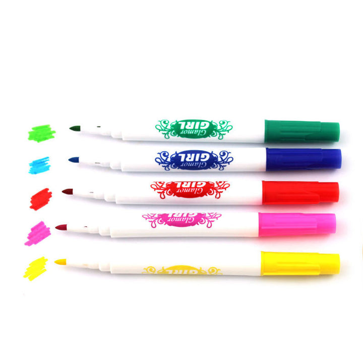 Fashion Girl Coloring Doodle Handbag set