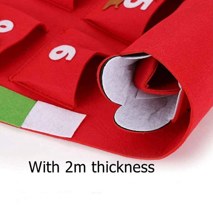 Kids' Santa Advent Calendar for Christmas countdown and daily surprises