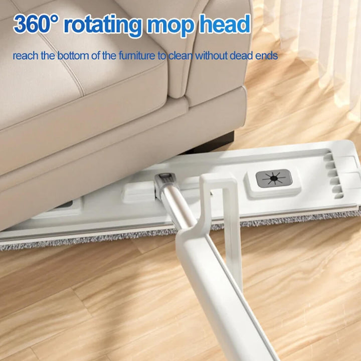 360 rotating mop head, reach the bottom of the furniture.
