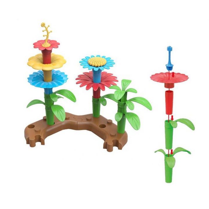 Flower Garden Building Blocks - 148 pieces