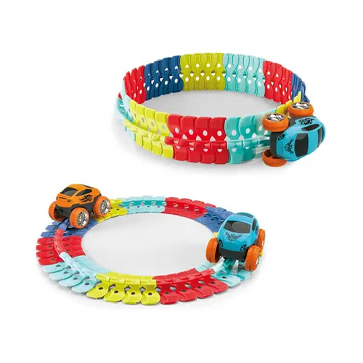 Fluorescent & Flexible Electric Car Track - 50 pcs