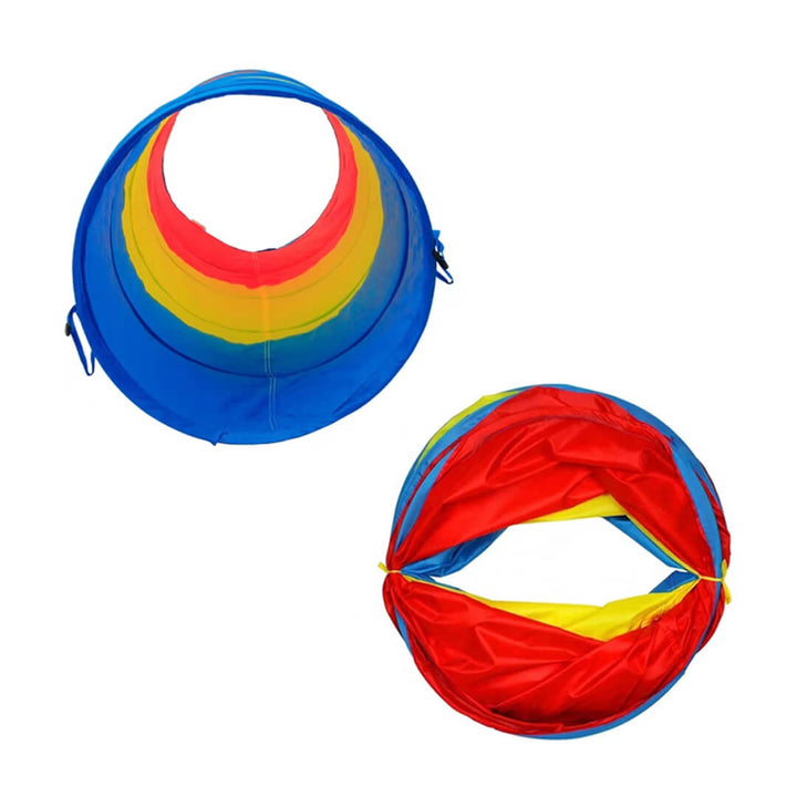 Bright and safe play tunnel for kids aged 1–6
