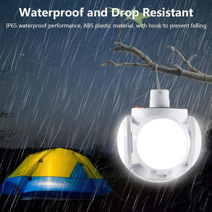 Foldable Solar LED Charging Hanging Lamp