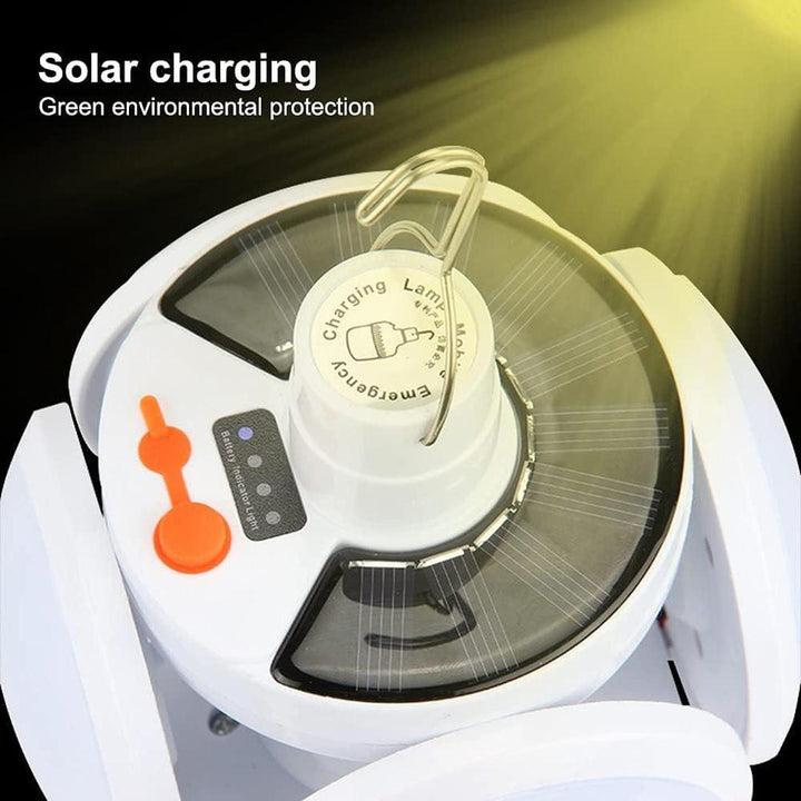 Foldable Solar LED Charging Hanging Lamp