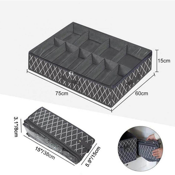 Foldable Under Bed Storage Shoes Organizer