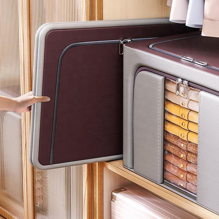 Clothes Foldable Storage Box Organizer - 66L (50 x 40 x 33 cm)