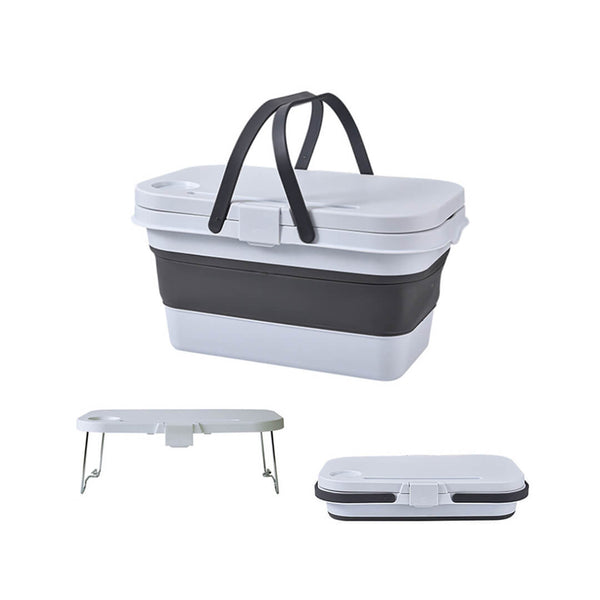 Portable Outdoor Camping Folding Storage Basket