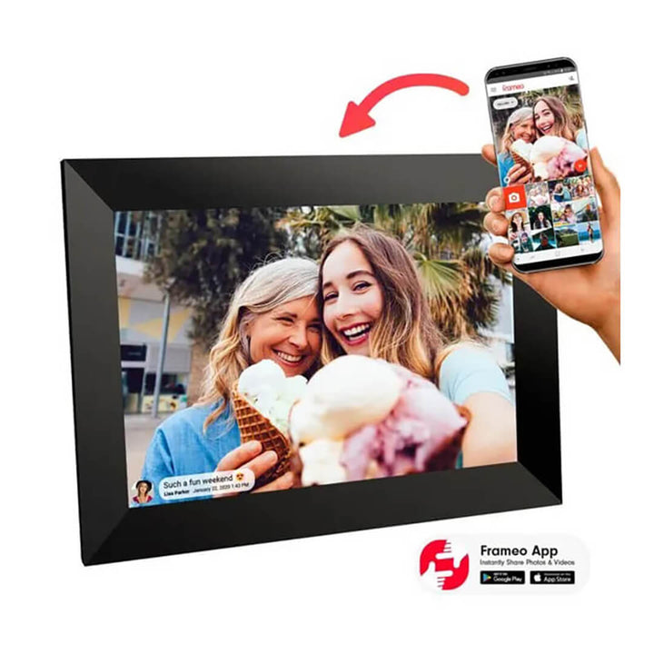 FRAMEO 10.1-Inch WiFi Digital Photo Frame – Share Moments Instantly