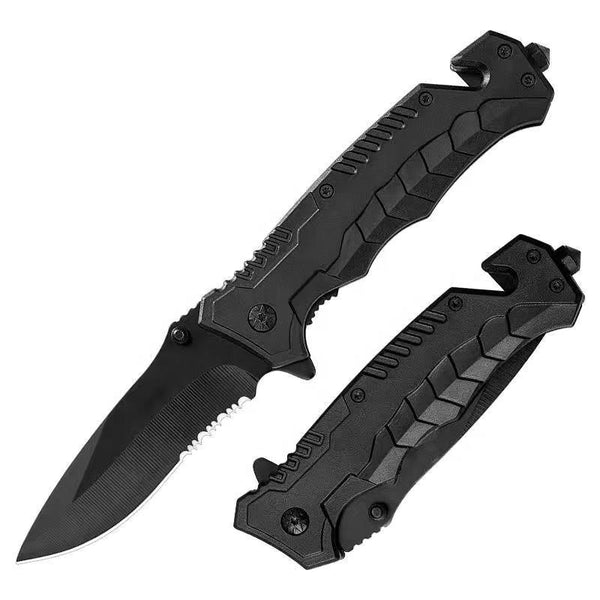 Compact Folding Survival Knife for Hunting & Camping