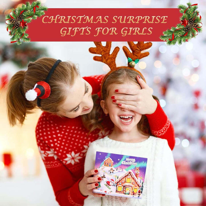 Christmas jewelry calendar for girls with daily surprises