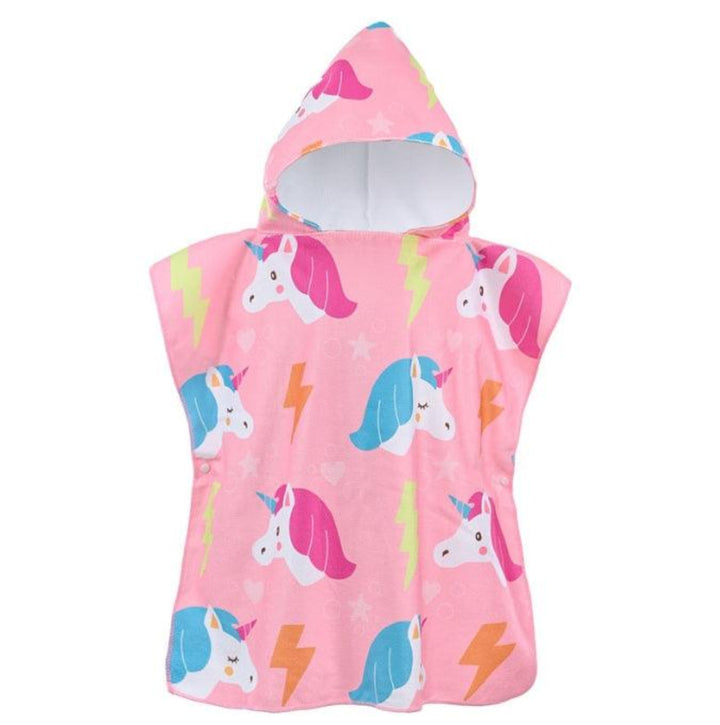 Girls Microfiber hooded beach towels