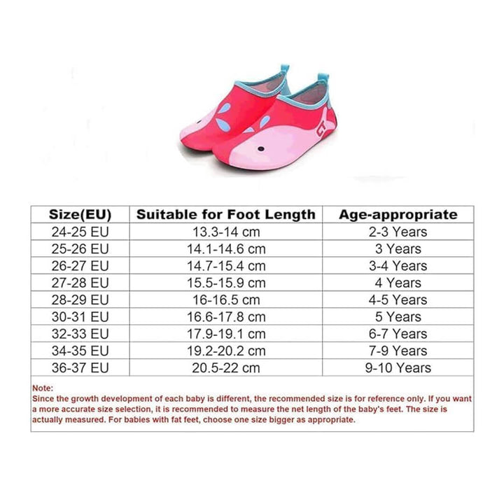 Pink Whale Quick-Dry Beach Shoes – Anti-Slip & Lightweight