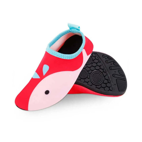 Pink Whale Quick-Dry Beach Shoes – Anti-Slip & Lightweight