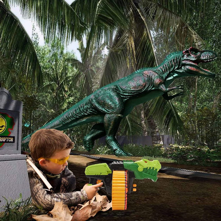Dino Power Toy Gun Foam Blaster - 40 Soft Bullet Shooting Game