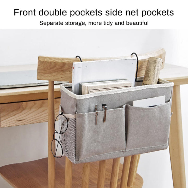 Storage caddy for chairs and cribs with hooks