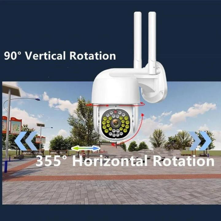 High-Definition 360° Security Camera - Smart Motion Detection (Indoor / Outdoor)