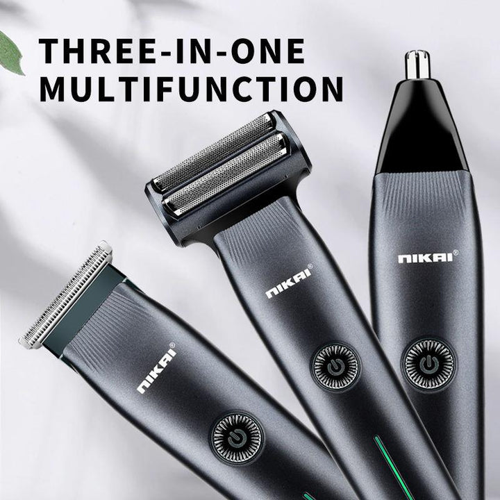 Nikai NK-822 3-in-1 Hair Clipper, Nose Trimmer & Beard Shaver