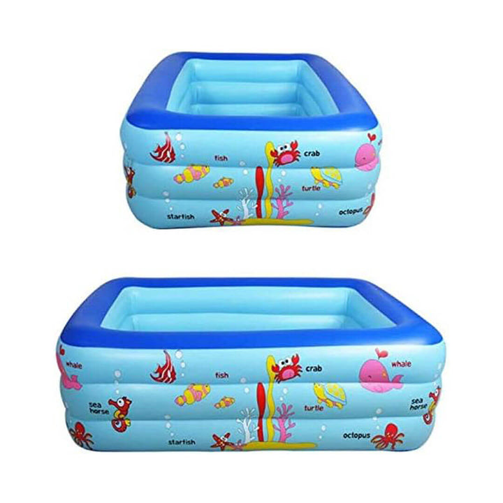 Inflatable Kids Swimming Pool – Durable Outdoor Pool in 3 Sizes