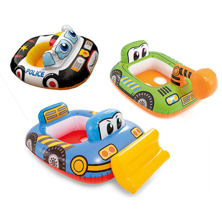 INTEX Cartoon Car Inflatable Swimming Float for Kids (1-3 Years)