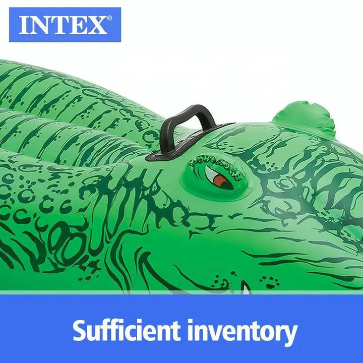 INTEX Inflatable Crocodile Ride-On Pool Float