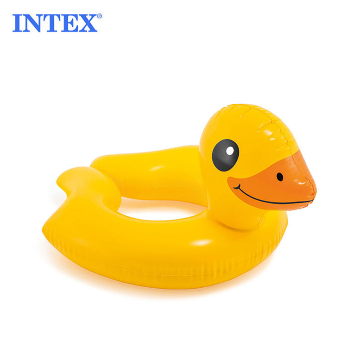 INTEX Cute Animals Split Swim Rings - 3-6 years Yellow Duck