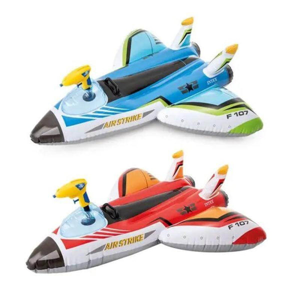 INTEX Inflatable Plane Ride-On with Water Gun