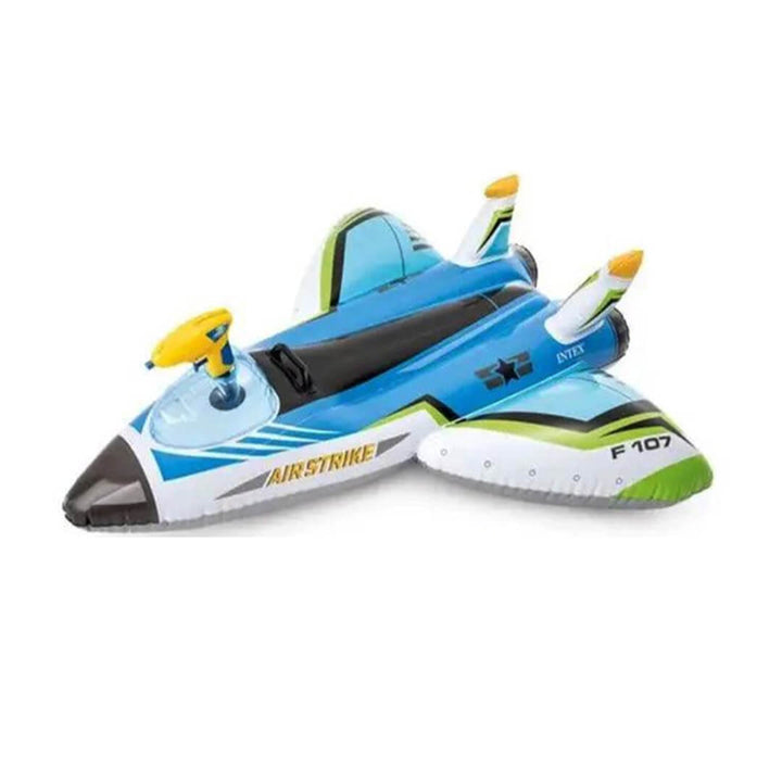 INTEX Inflatable Plane Ride-On with Water Gun