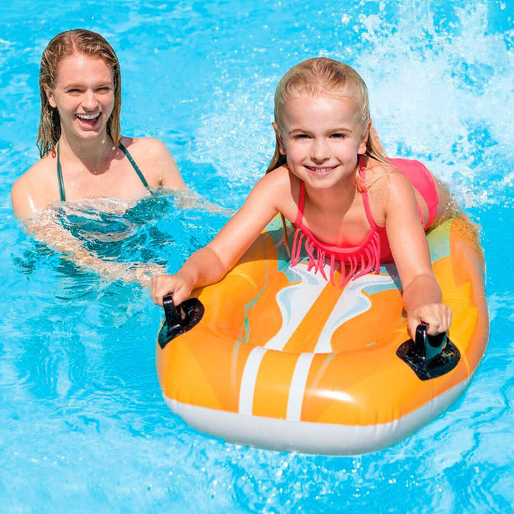 INTEX Inflatable Wave Rider – Kids Pool Float 6+ years Orange