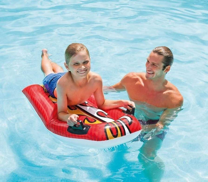 INTEX Inflatable Wave Rider – Kids Pool Float 6+ years Red