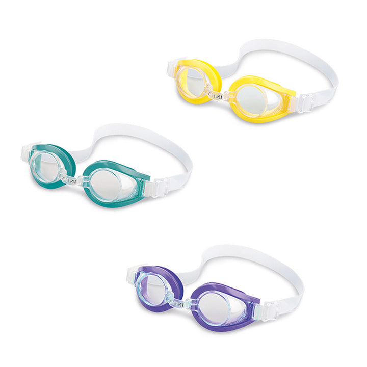 INTEX Kids Play Goggles with Adjustable Straps (Ages 3-8)