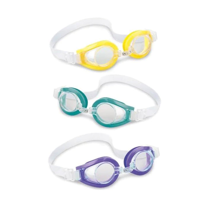 INTEX Kids Play Goggles with Adjustable Straps (Ages 3-8)