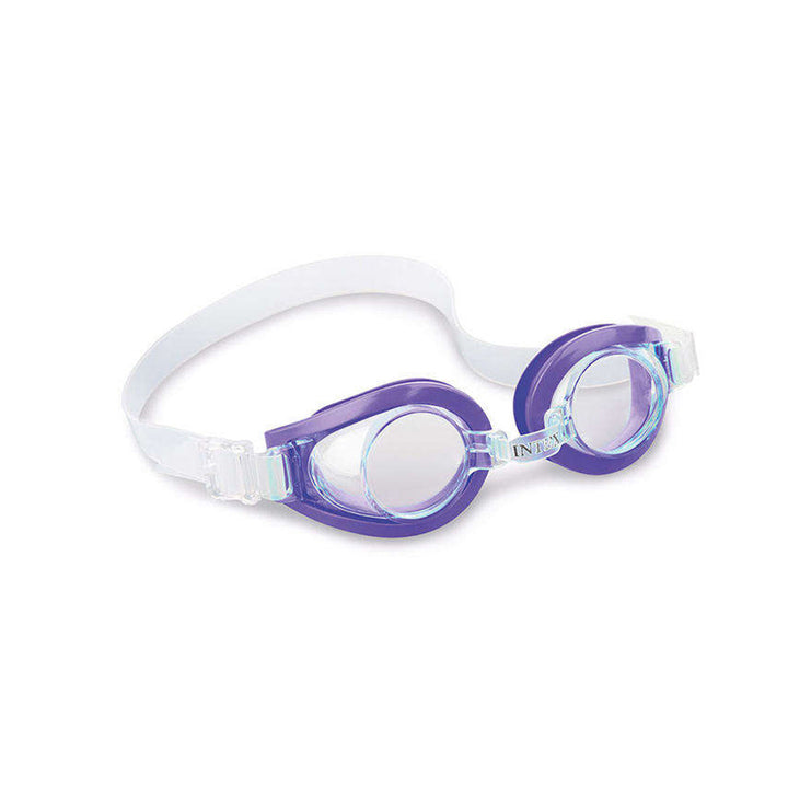INTEX Kids Play Goggles with Adjustable Straps (Ages 3-8) Purple