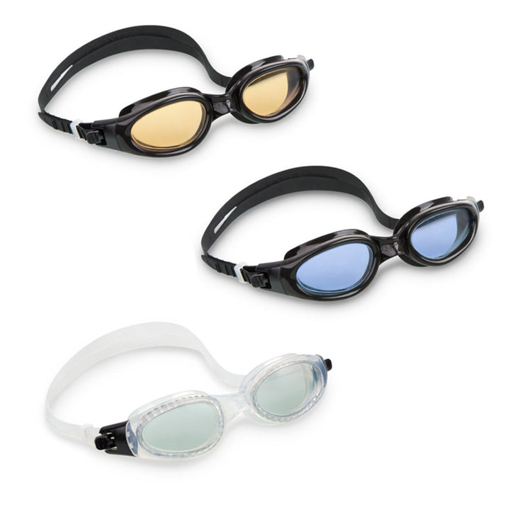 INTEX Silicone Sport Master Goggles for 12+ Years