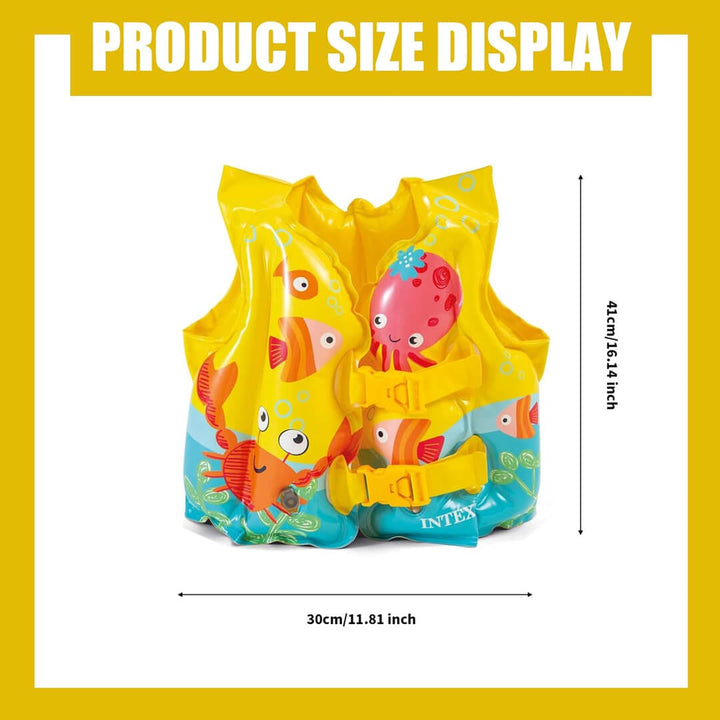 INTEX Tropical Buddies Swim Vest for Kids (3–5 Years)