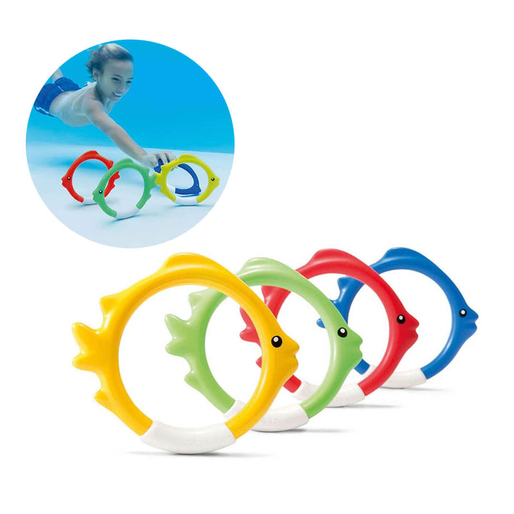 INTEX Underwater Fish Rings Set of 4 pieces