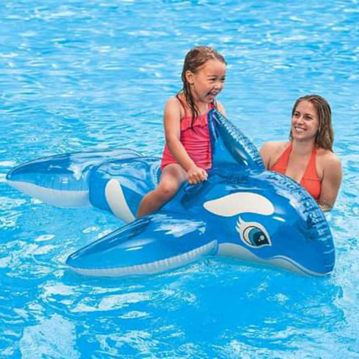 INTEX Whale Ride-On – Inflatable Pool Float for Kids