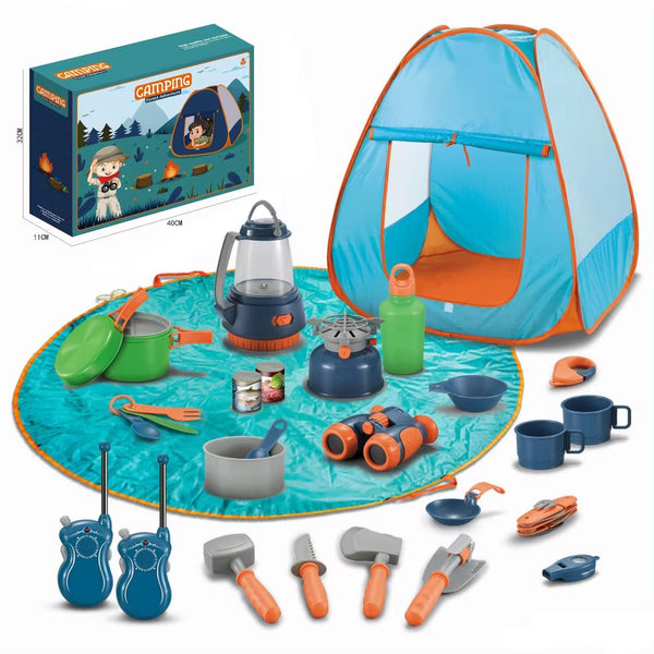 Kids Outdoor Camping Toy Set - 48-Piece Adventure Play Set