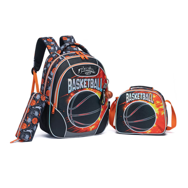 Jasminstar 3-piece basketball backpack set for boys
