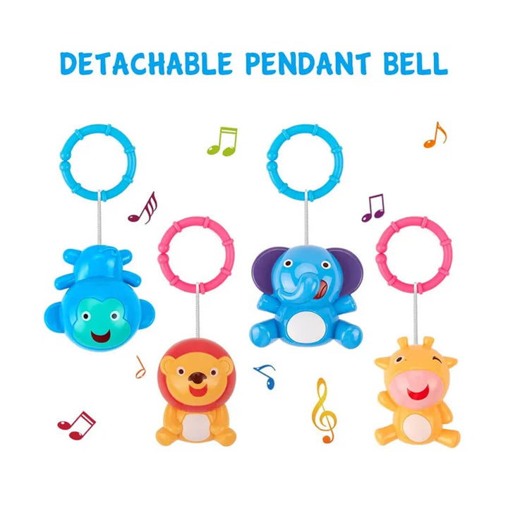 Detachable pendant bells for baby play mat