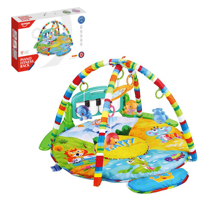 Baby jungle-themed play mat for boys and girls